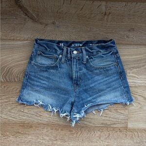 J. Crew Distressed Blue Jean Shorts